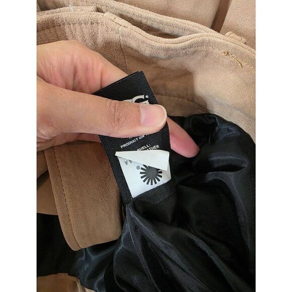 UGG Stacey Suede Moto Jacket L - Picture 4 of 12
